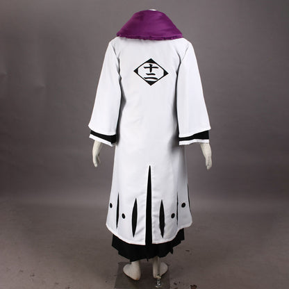 Anime 12th Division Captain Mad Scientist Cosplay Costume Outfit for Men and Kids