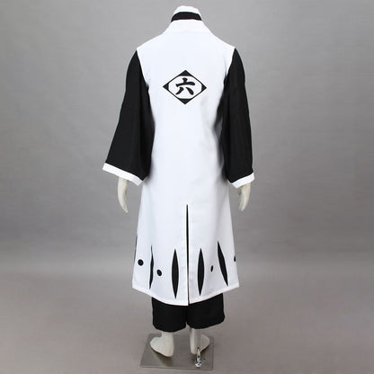 Anime 6th Division Captain White Scarf Noble Swordsman Cosplay Costume for Men Kids