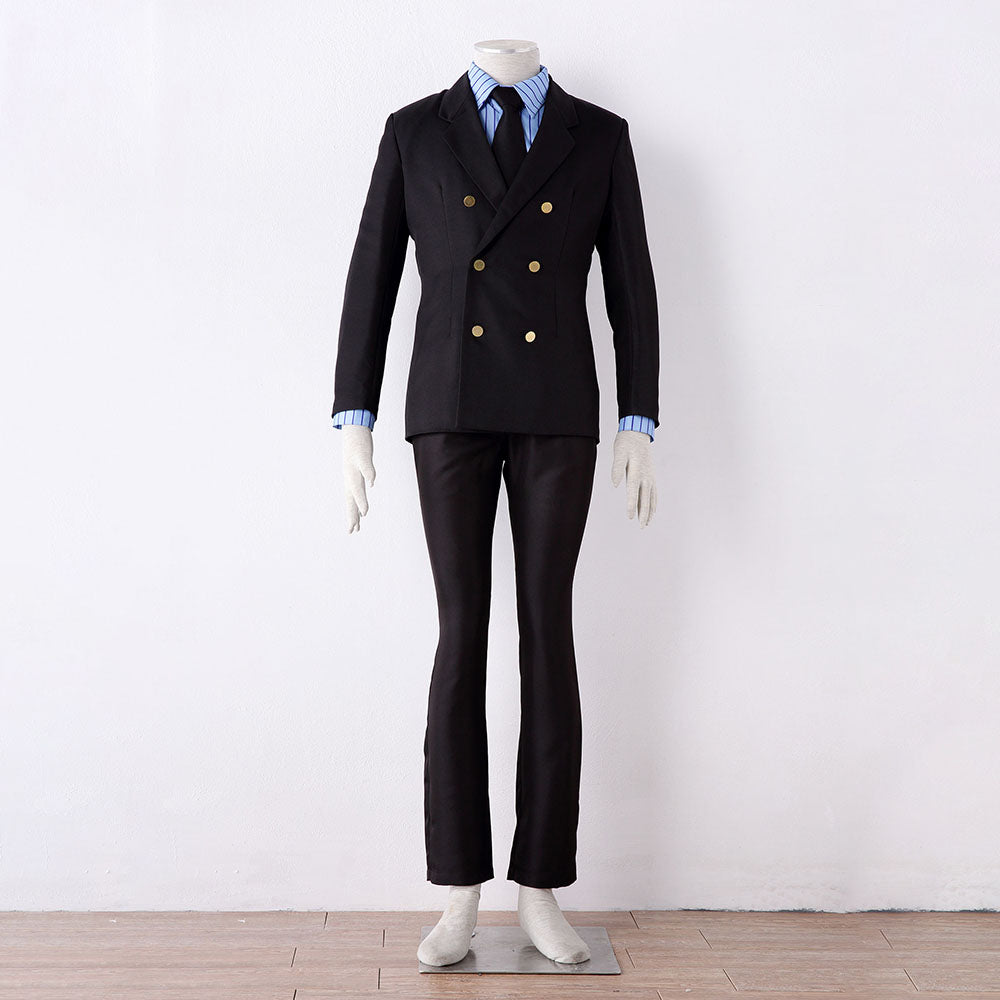 Pirate Adventure Gentleman Chef Costume Suit for Men and Kids Halloween