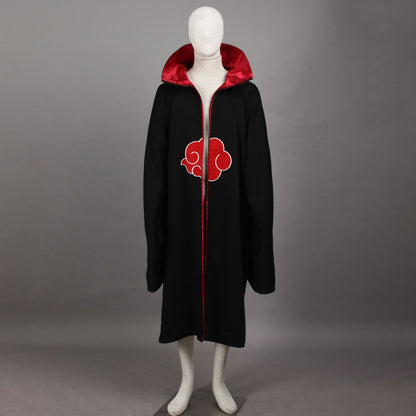 Anime Naruto Costume Akatsuki Pain Nagato Cosplay Cloak with Headband for Men Kids Halloween