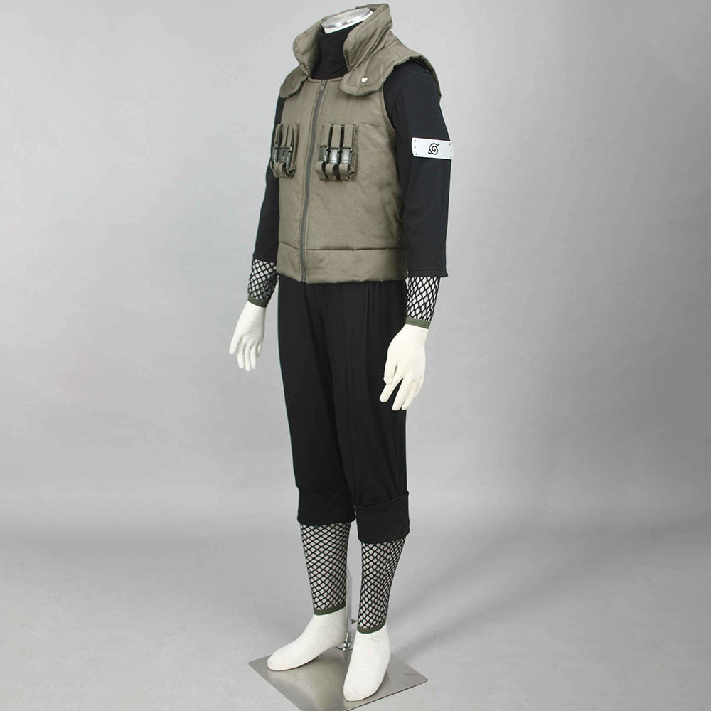 Anime Naruto Costume Shikamaru Nara Ninja War Cosplay Costume for Men Kids Halloween