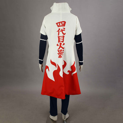 Anime Naruto Costume Fourth Hokage Minato Cosplay Costume full Outfit for Men Kids Halloween