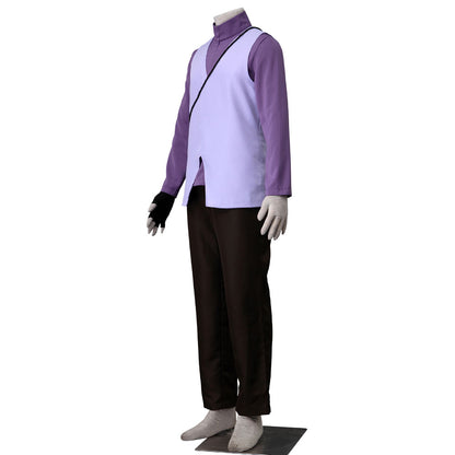 Anime Boruto Costume Sasuke as Father Cosplay Costume for Men Kids Halloween