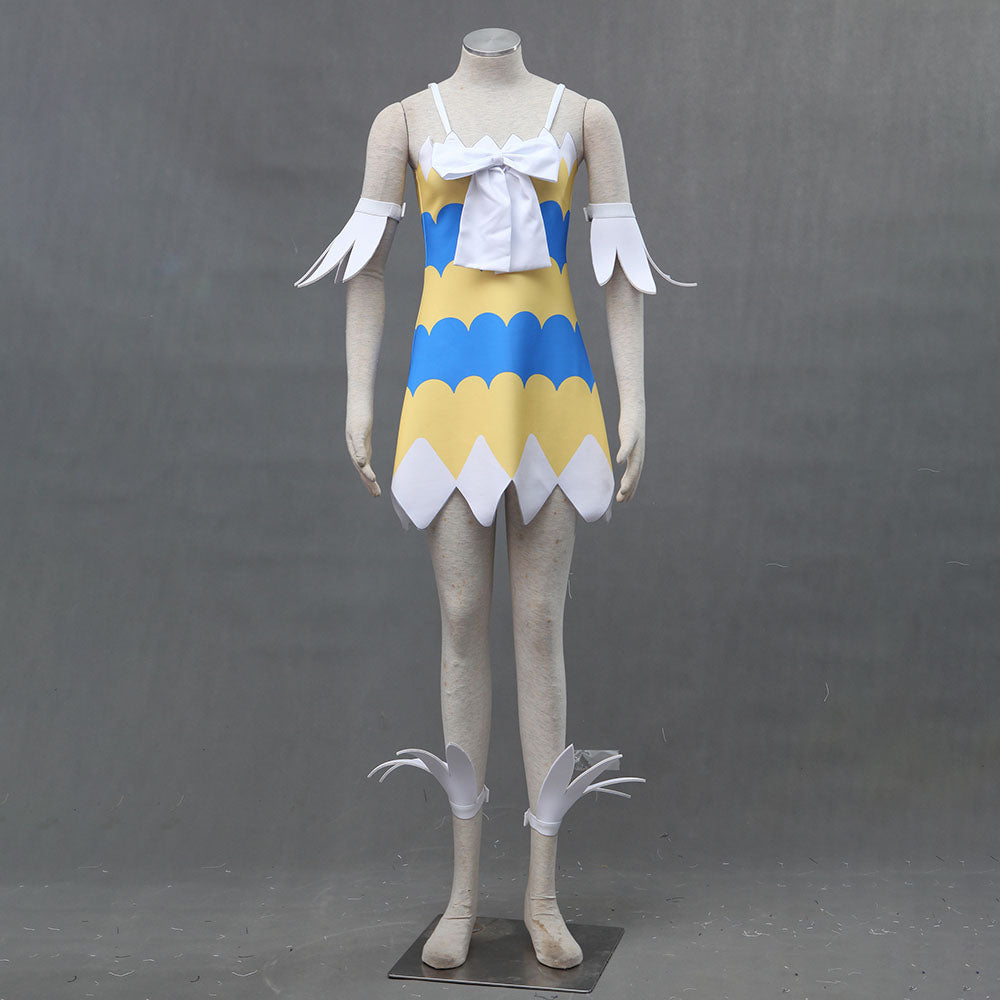 Anime Fairy Tail Wendy Marvell First Appearance Cosplay Costume Dress Women Kids Halloween