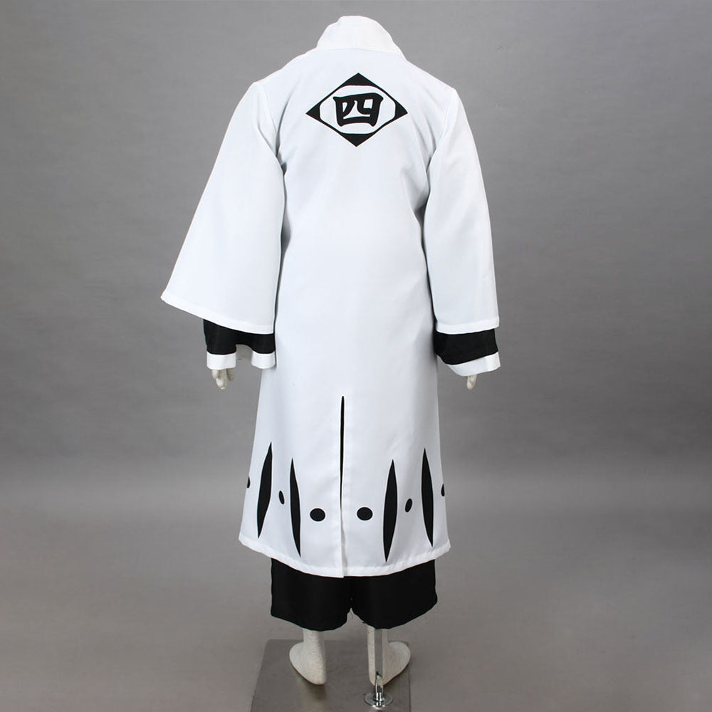 Anime 4th Division Captain Healer Cosplay White Robe Costume Kit for Women Kids