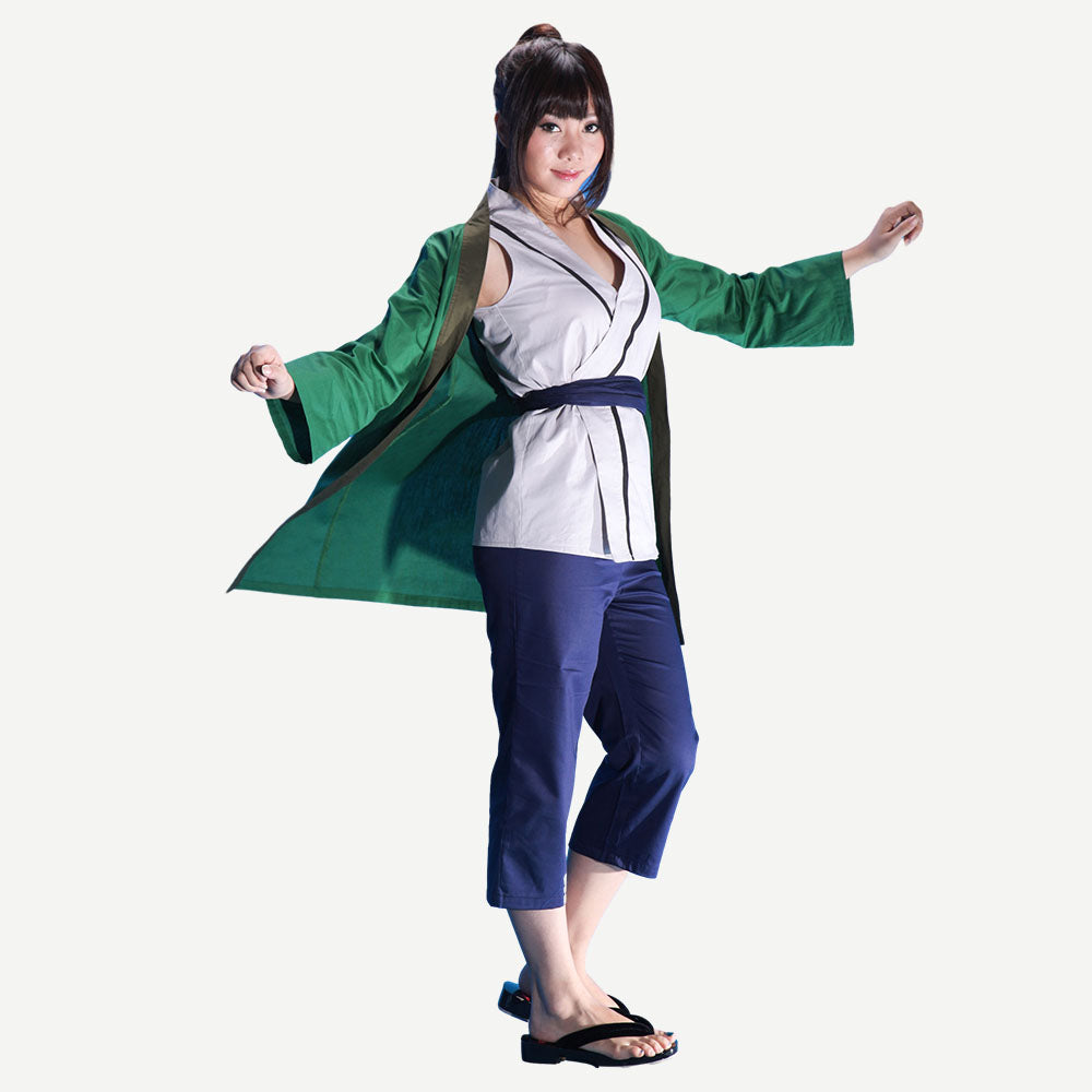 Anime Naruto Costume Fifth Hokage Tsunade Cosplay Costume full Outfit for Women Kids Halloween