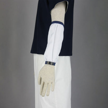 Anime Naruto Costume Sasuke Boy Cosplay Outfit with Headband for Kids and Adults