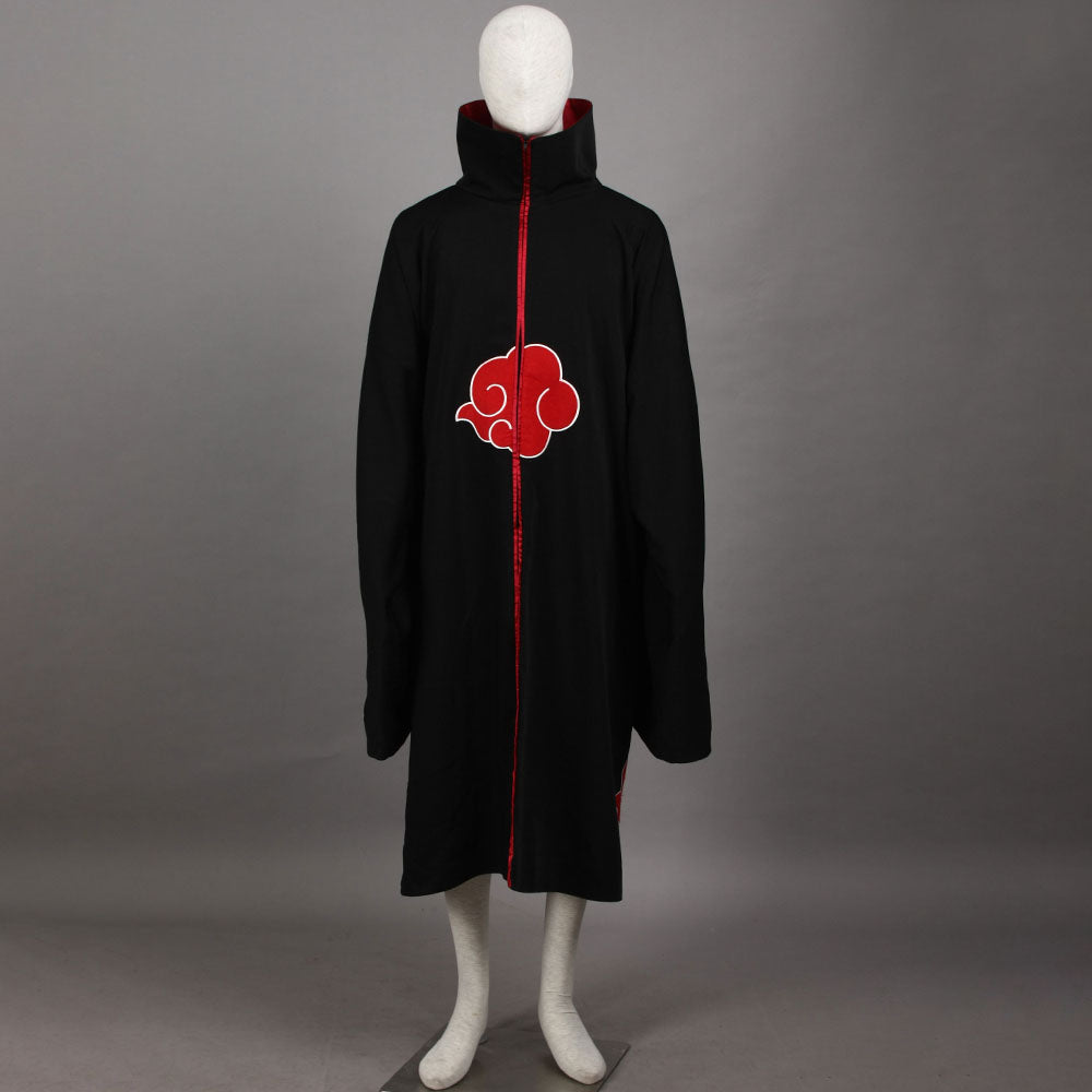 Anime Naruto Costume Akatsuki Pain Nagato Cosplay Cloak with Headband for Men Kids Halloween