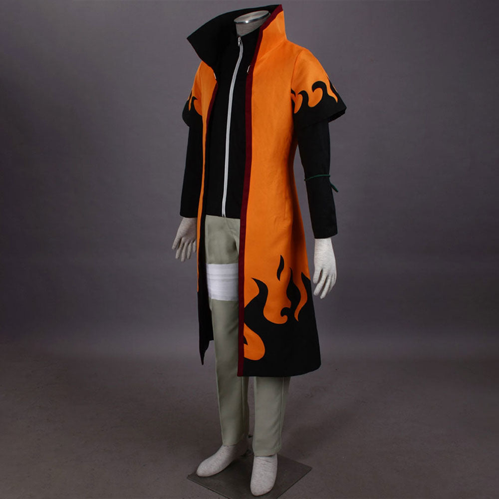 Anime Naruto Costume Naruto Sixth Hokage Cosplay Costume full Outfit for Men Kids Halloween