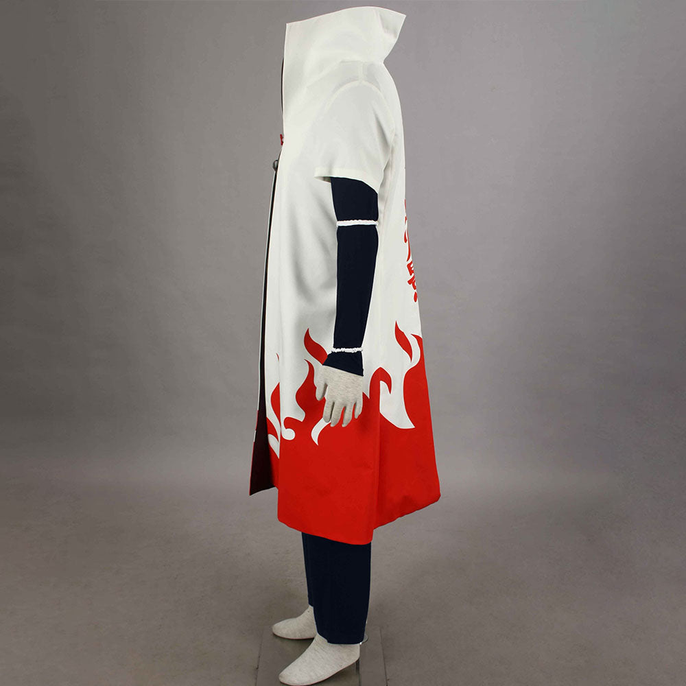 Anime Naruto Costume Fourth Hokage Minato Cosplay Costume full Outfit for Men Kids Halloween