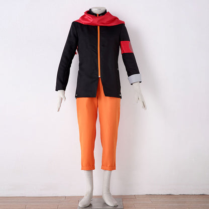 Naruto The Last Costume Naruto Cosplay Uniform with Headband for Men Kids Halloween