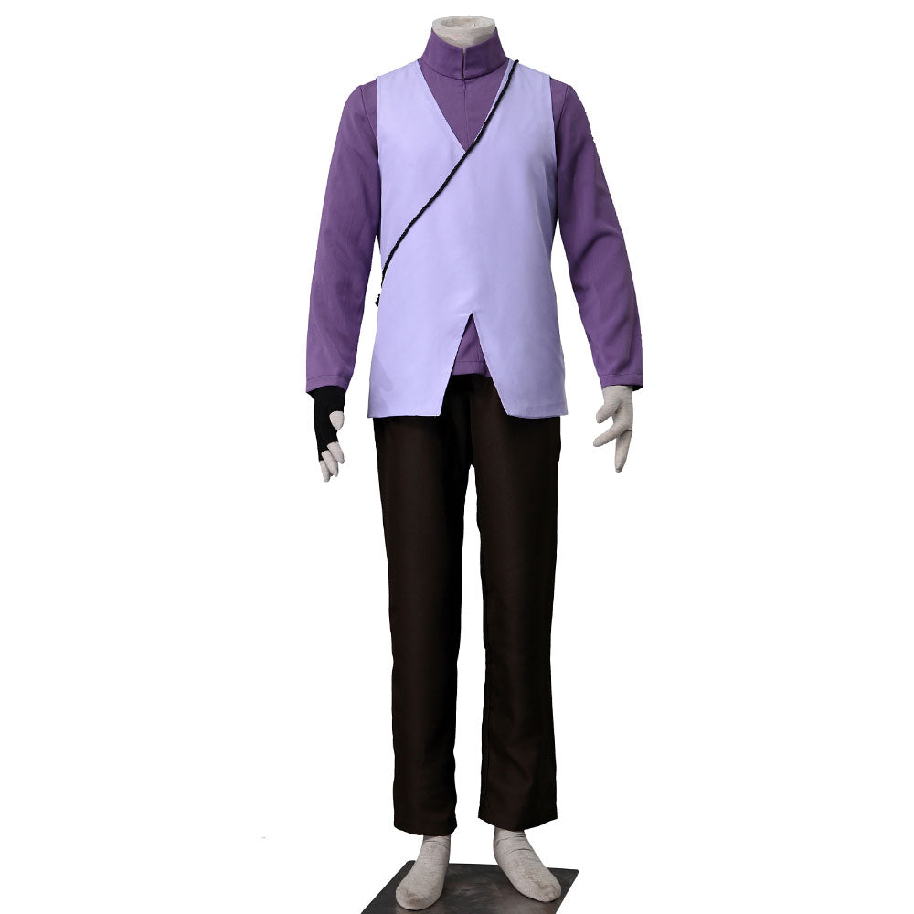 Anime Boruto Costume Sasuke as Father Cosplay Costume for Men Kids Halloween