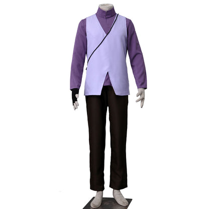 Anime Boruto Costume Sasuke as Father Cosplay Costume for Men Kids Halloween