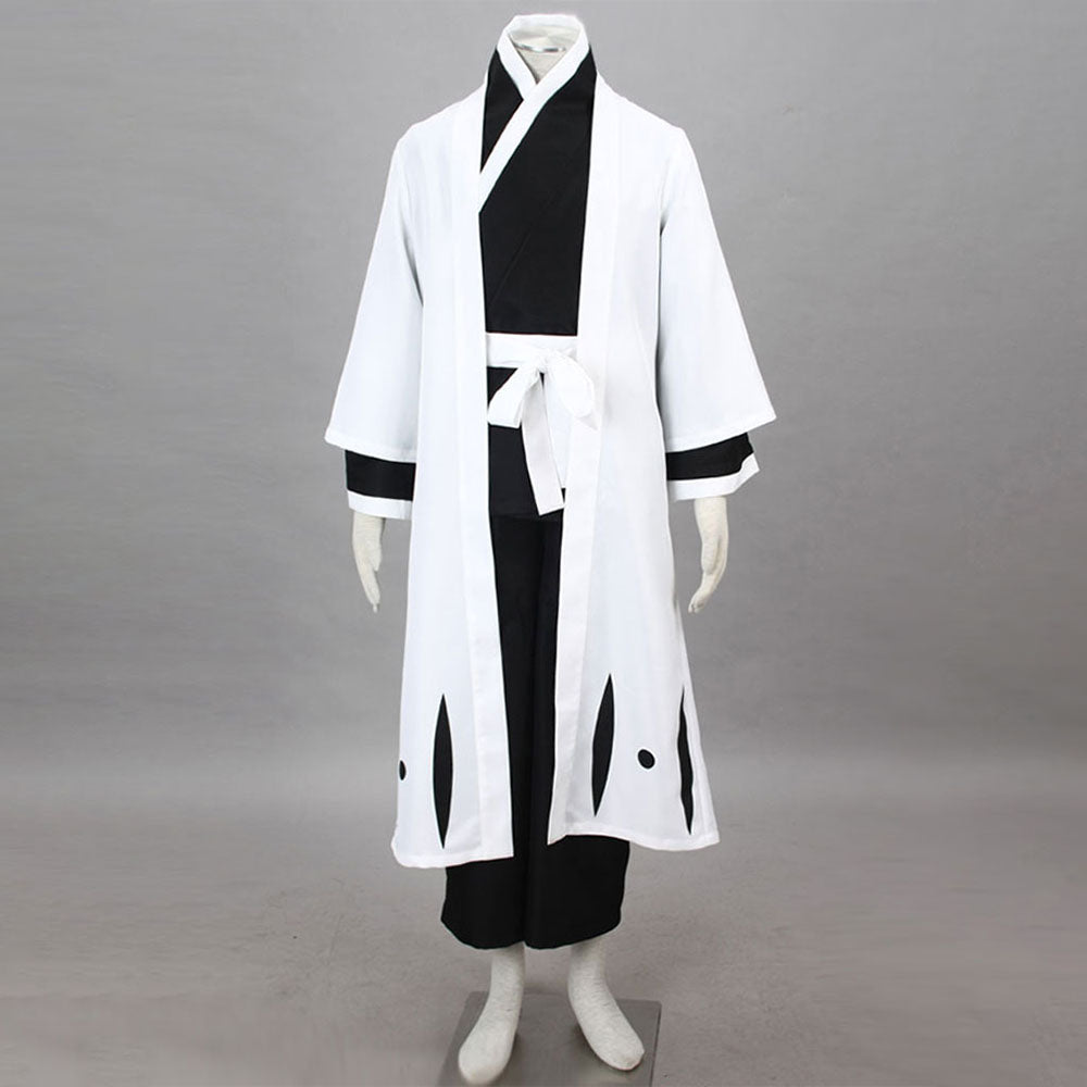 Anime 8th Division Captain Straw Hat Floral Haori Swordsman Cosplay Costume Set for Men and Kids