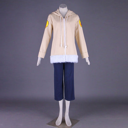 Anime Naruto Costume Hinata Hyuga Girl Cosplay Costume with Headband Women Kids