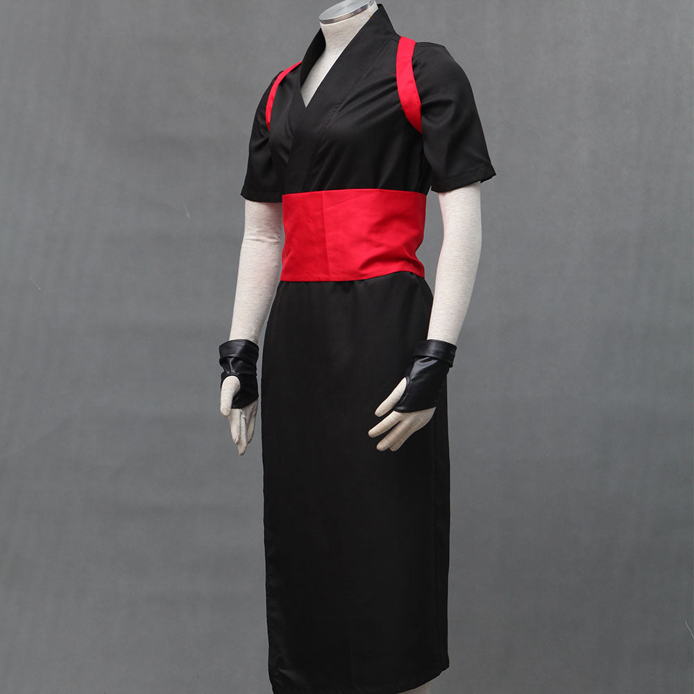 Anime Naruto Costume Temari Exam Cosplay Black Cosutme Outfit for Women Kids