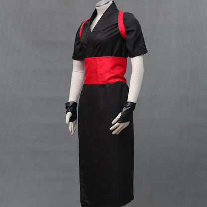 Anime Naruto Costume Temari Exam Cosplay Black Cosutme Outfit for Women Kids