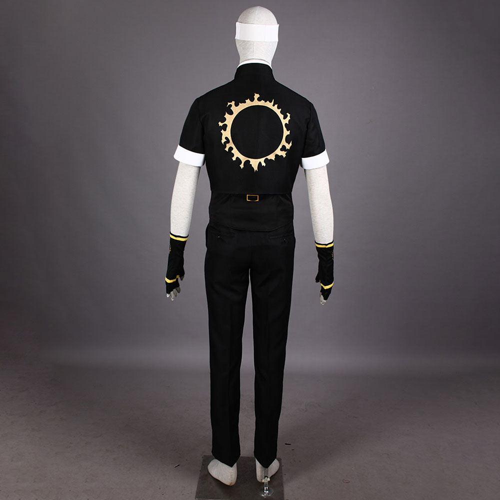 Game King of Fighters (KOF) Kyo Kusanagi Costume Black Cosplay Outfit Men and Kids Halloween