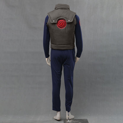 Anime Naruto Costume Minato 4th Hokage Cosplay full Outfit Costume with Headband for Men Kids Halloween