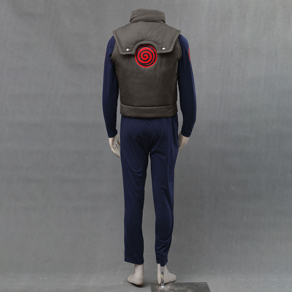 Anime Naruto Costume Kakashi Iruka Jonin Cosplay Costume Uniform for Men Kids Halloween