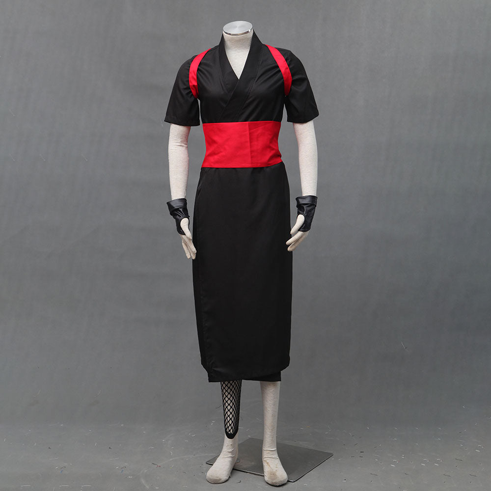 Anime Naruto Costume Temari Exam Cosplay Black Cosutme Outfit for Women Kids