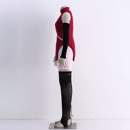 Anime Boruto Costume Sarada Uchiha Cosplay Outfit with Accessories for Women Kids