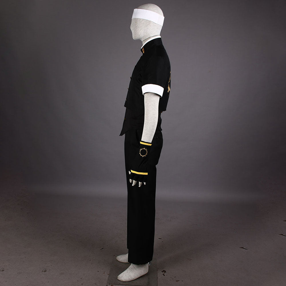 Game King of Fighters (KOF) Kyo Kusanagi Costume Black Cosplay Outfit Men and Kids Halloween