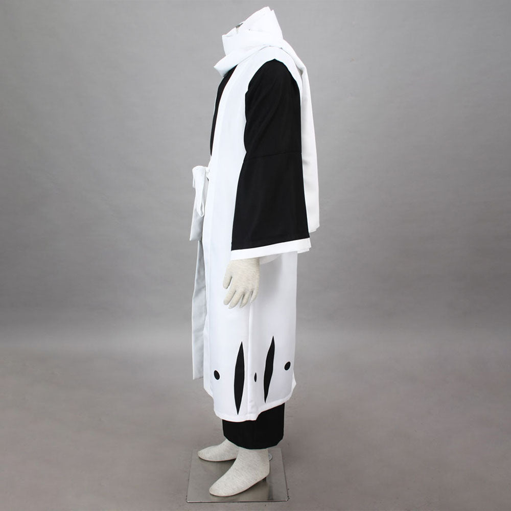 Anime 6th Division Captain White Scarf Noble Swordsman Cosplay Costume for Men Kids