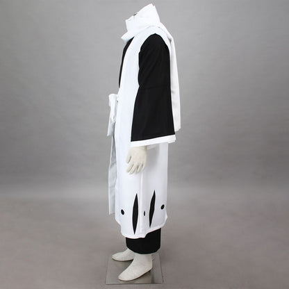 Anime 6th Division Captain White Scarf Noble Swordsman Cosplay Costume for Men Kids