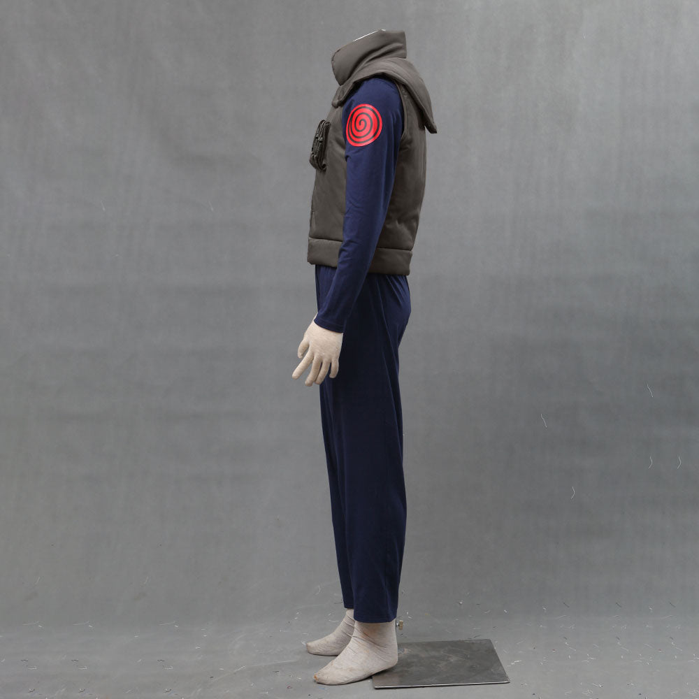 Anime Naruto Costume Kakashi Iruka Jonin Cosplay Costume Uniform for Men Kids Halloween