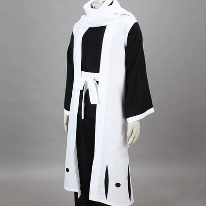 Anime 6th Division Captain White Scarf Noble Swordsman Cosplay Costume for Men Kids
