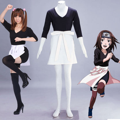 Anime Naruto Costume Rin Nohara Cosplay Costume Outfit for Women Kids