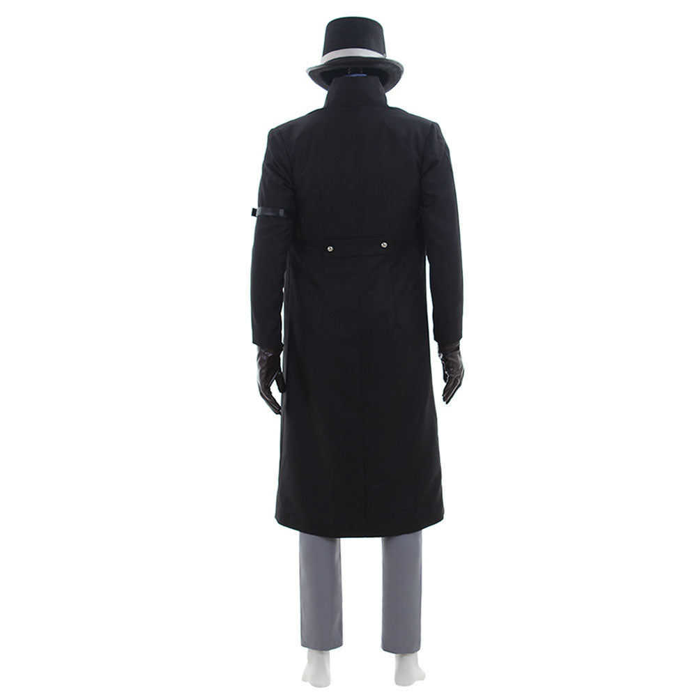 Anime Rebel Gentleman Costume Full Outfit with Hat for Men Halloween