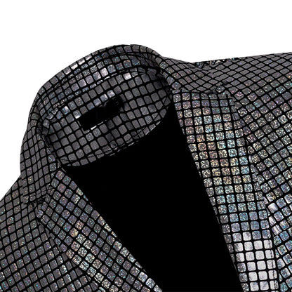 Disco Sequined Men's suits Party stage Nightclub Shiny Performance Suit Halloween