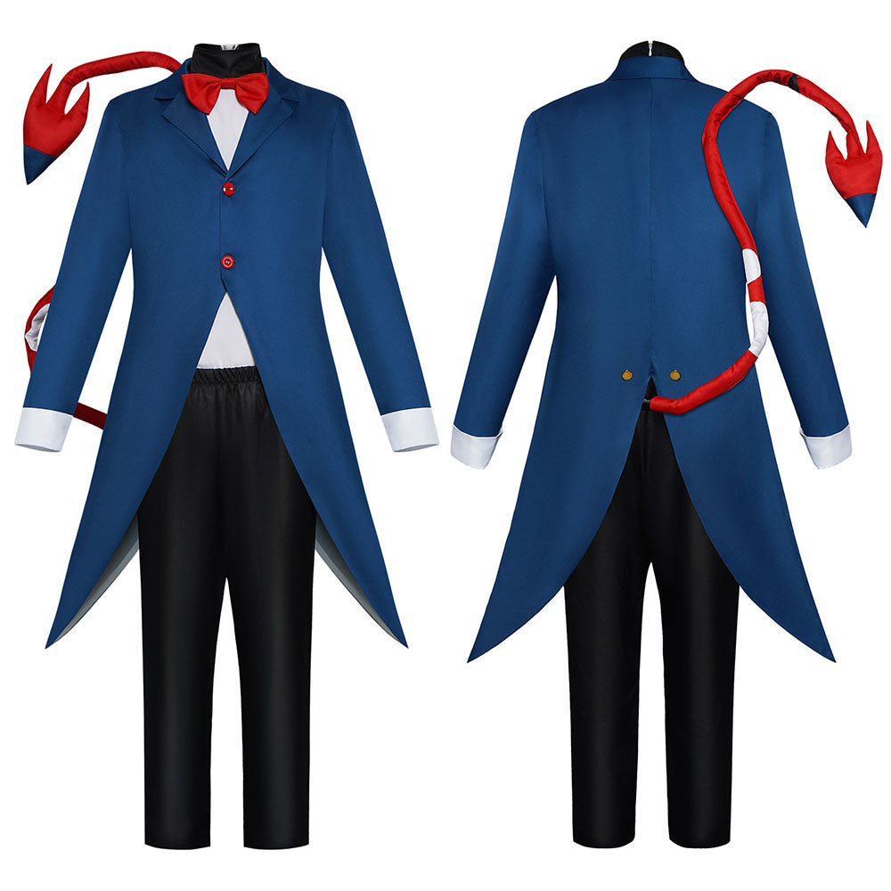 Hazbin Hotel Moxxie Knolastname Cosplay Costume full Outfit for Men and Kids Halloween
