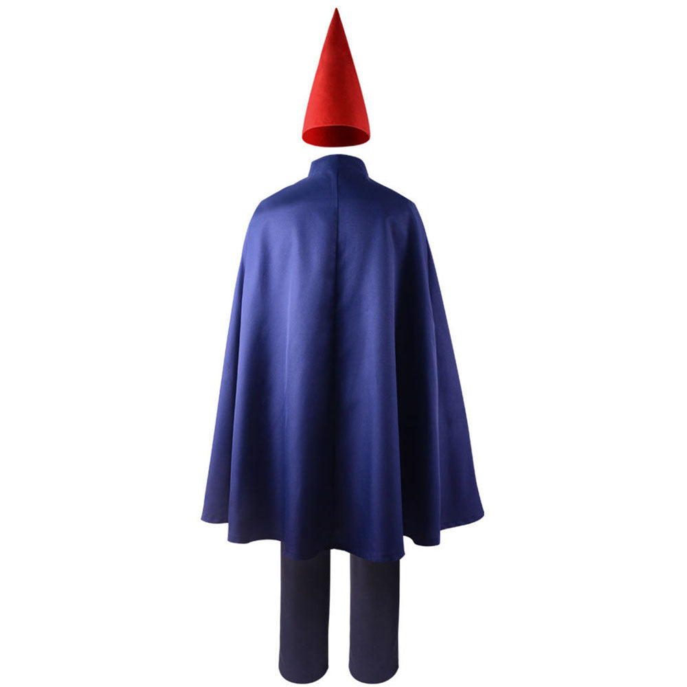 Over the Garden Wall Costumes Wirt Cosplay Full Outfits with Hat for Adults and Kids