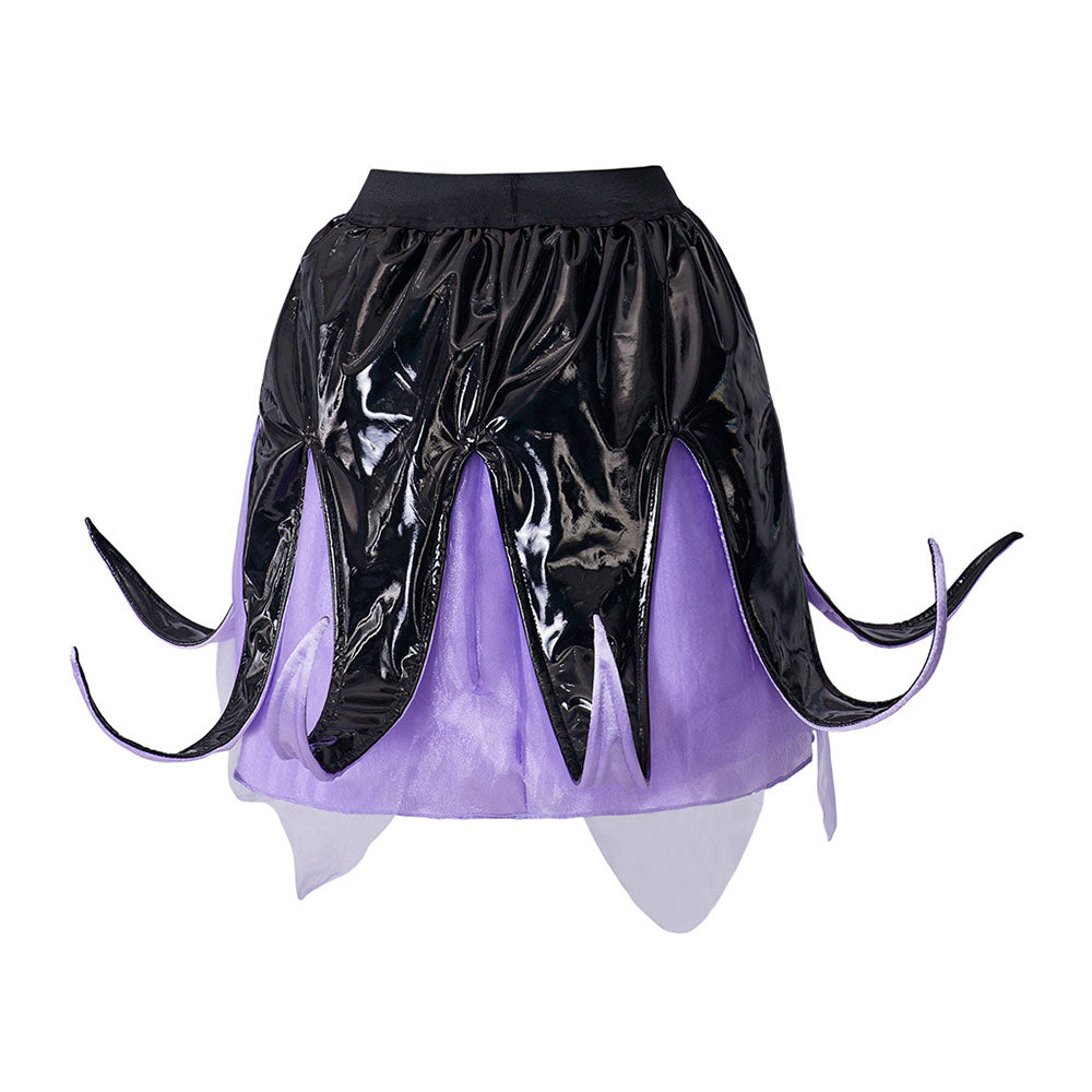 The Little Mermaid Costume Ursula Cosplay Skirt for Women Halloween