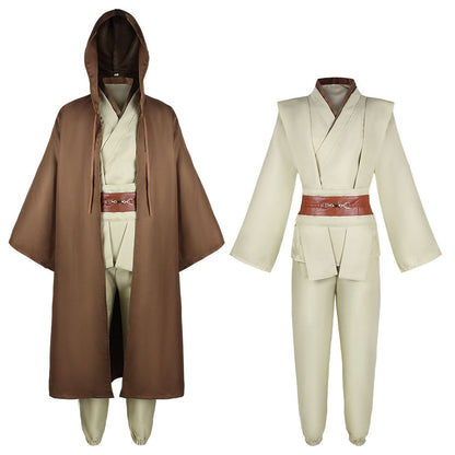 Star Wars Costumes Jedi Knight Anakin Skywalker Cosplay full Outfits for Men Halloween