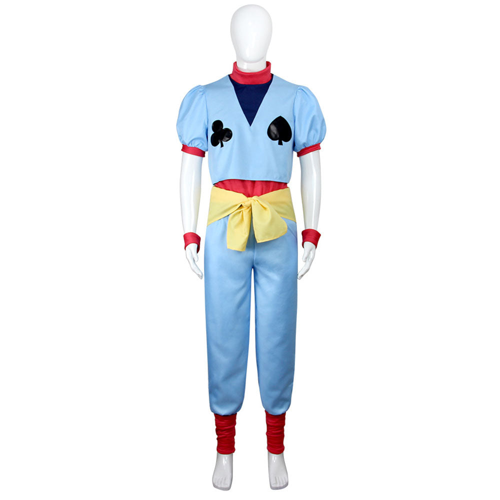 HUNTER×HUNTER Costumes Hisoka Cosplay Black and Blue Costume Full Outfit Men Halloween
