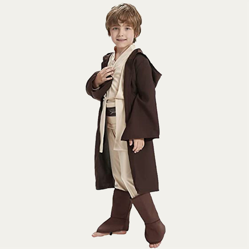 Star Wars Costumes Jedi Knight Anakin Skywalker Cosplay full Outfits for Kids Halloween