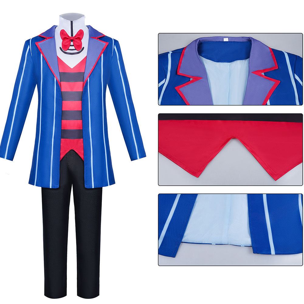 Hazbin Hotel Vox Cosplay Costume full Outfit for Men Halloween