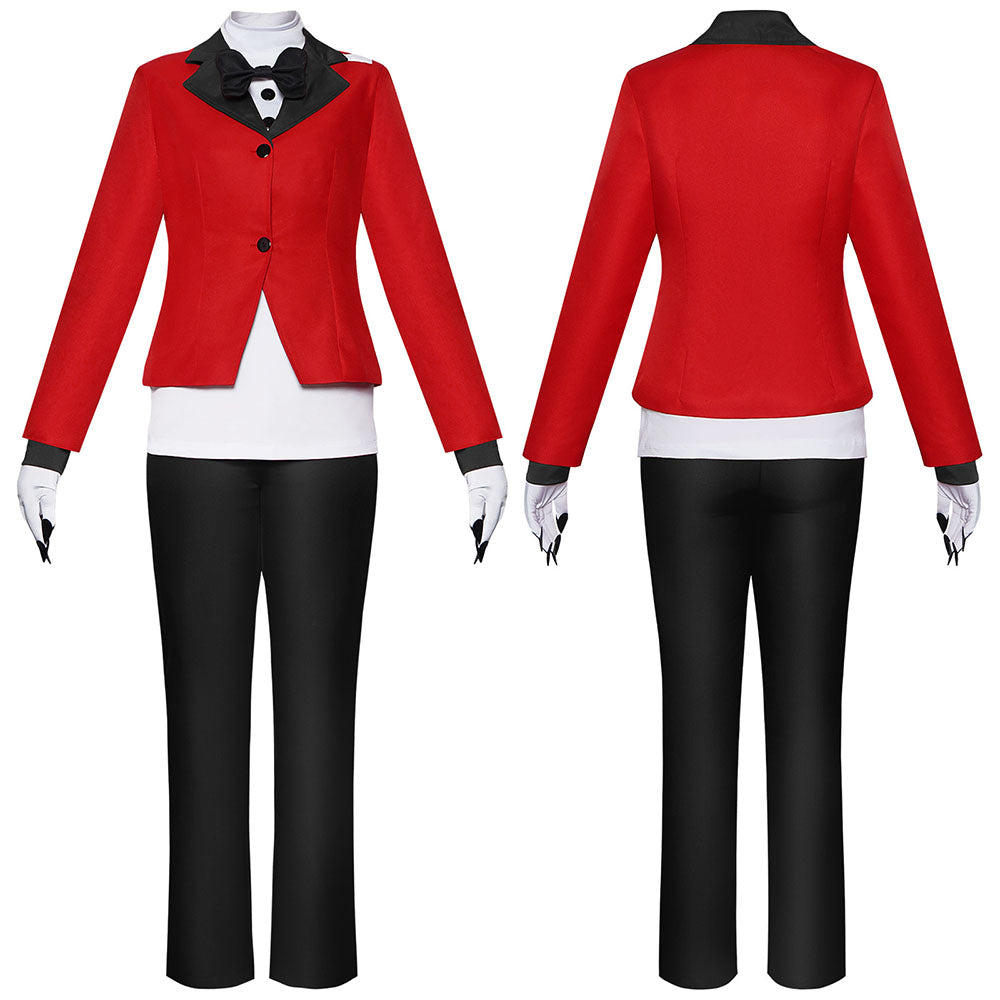 Hazbin Hotel Charlie Morningstar Cosplay Black Pants Costume full Outfit for Women