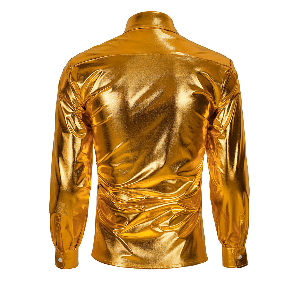 Hip-Hop Vintage Men's suits Party stage Nightclub Shiny Performance Suit Halloween