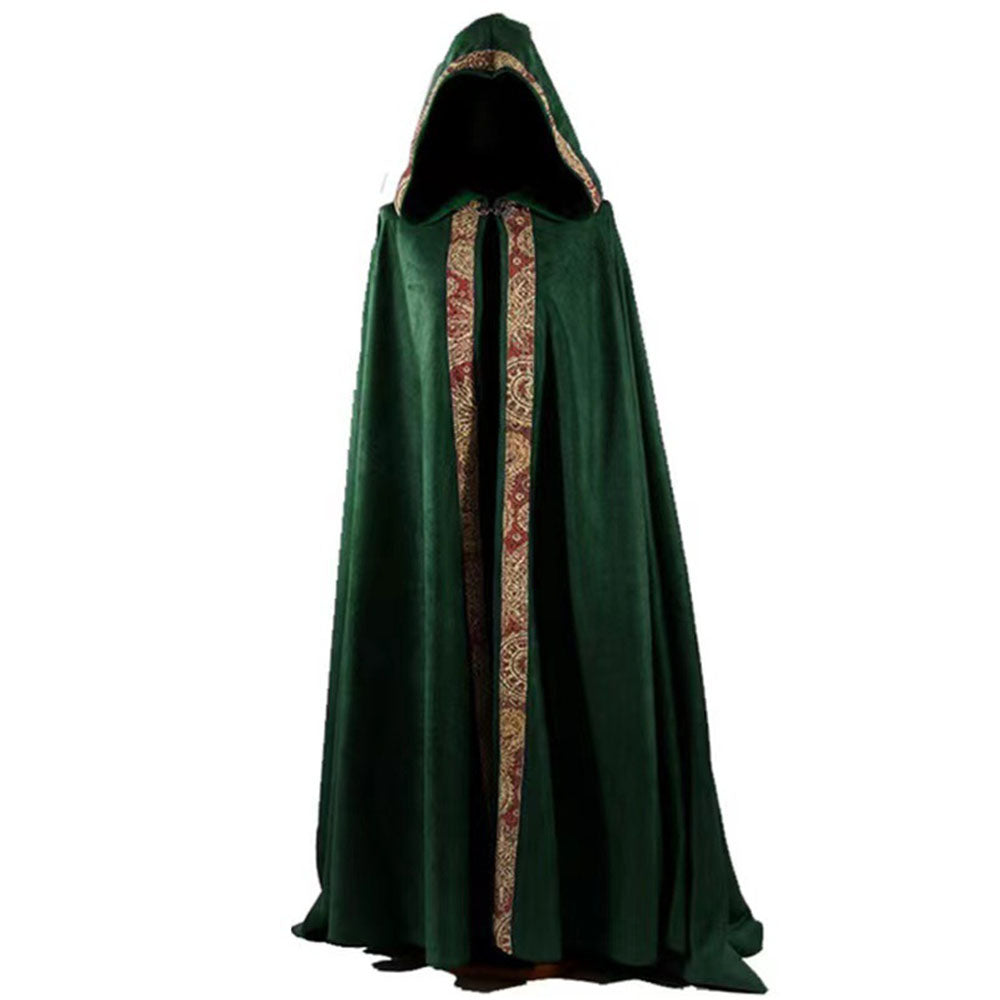 5 Colors Unisex Long Cloak Medieval Church Clergy Loose Cape Cloak