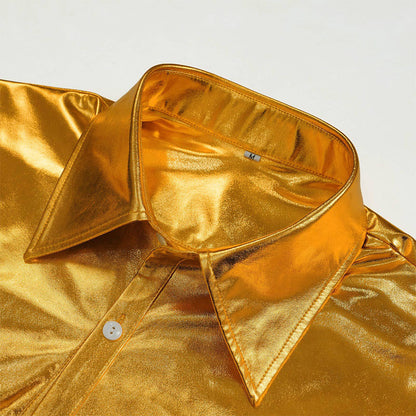 Hip-Hop Vintage Men's suits Party stage Nightclub Shiny Performance Suit Halloween