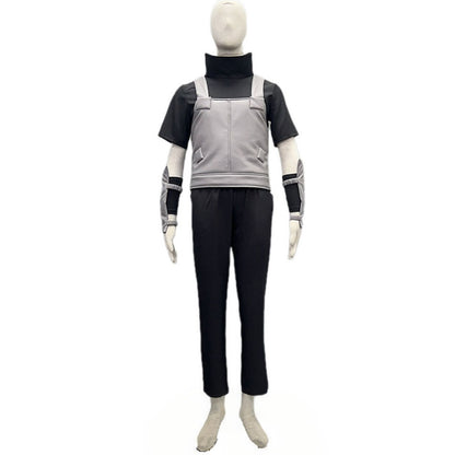 Anime Naruto Costume Anbu Itachi Cosplay Costume Uniform for Men Kids Halloween