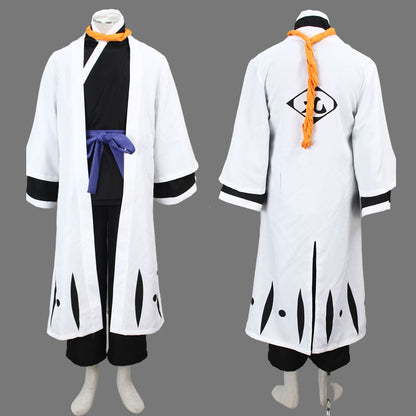 Anime 9th Division Caption Blind Swordsman Cosplay Outfit for Men and Kids Halloween