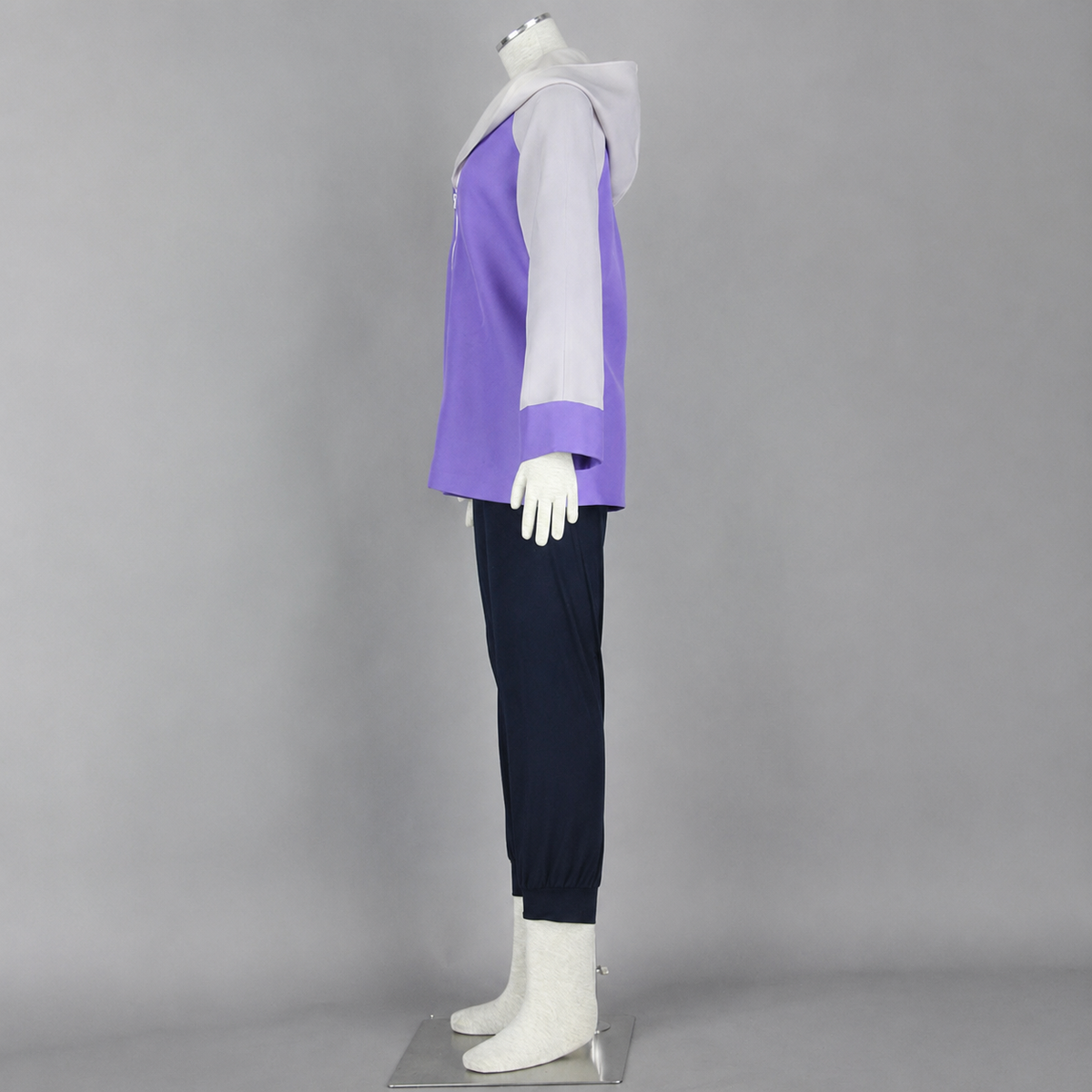 Anime Naruto Costume Hinata Cosplay Jacket Costume with Headband for Women Kids