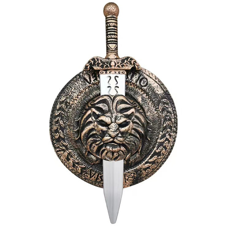 Spartacus Costumes Spartan Warriors Cosplay Full Outfit with Shield Sword For Men Halloween