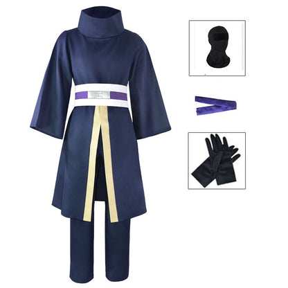 Anime Naruto Costume Obito Cosplay Cloak Set for Men and Kids Halloween
